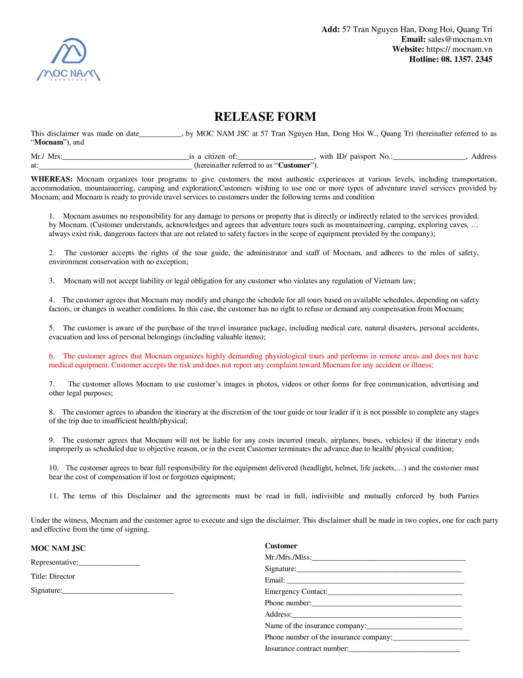 mien tru trach nhiem TA 1